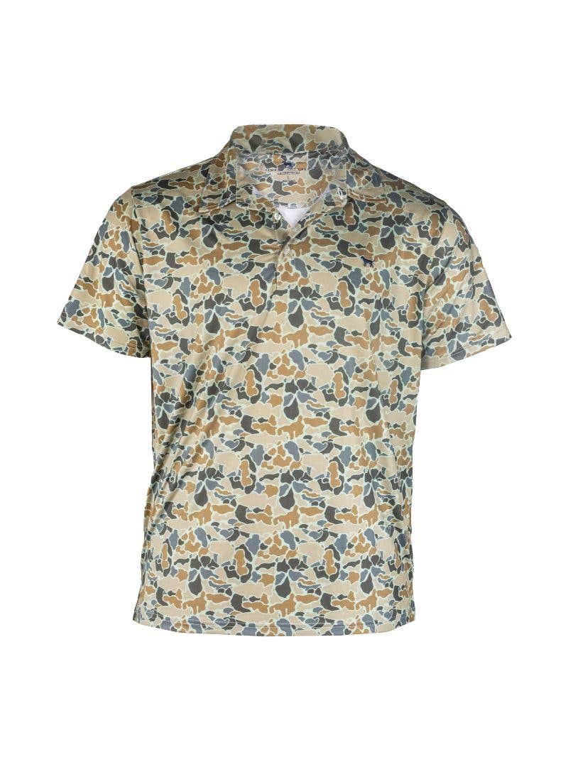 Old School Camo Polo