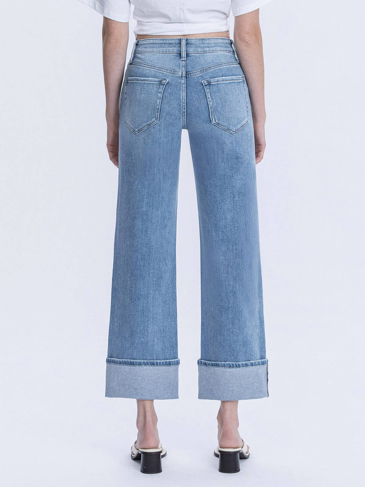 Alyssa High Rise Cuffed Jeans