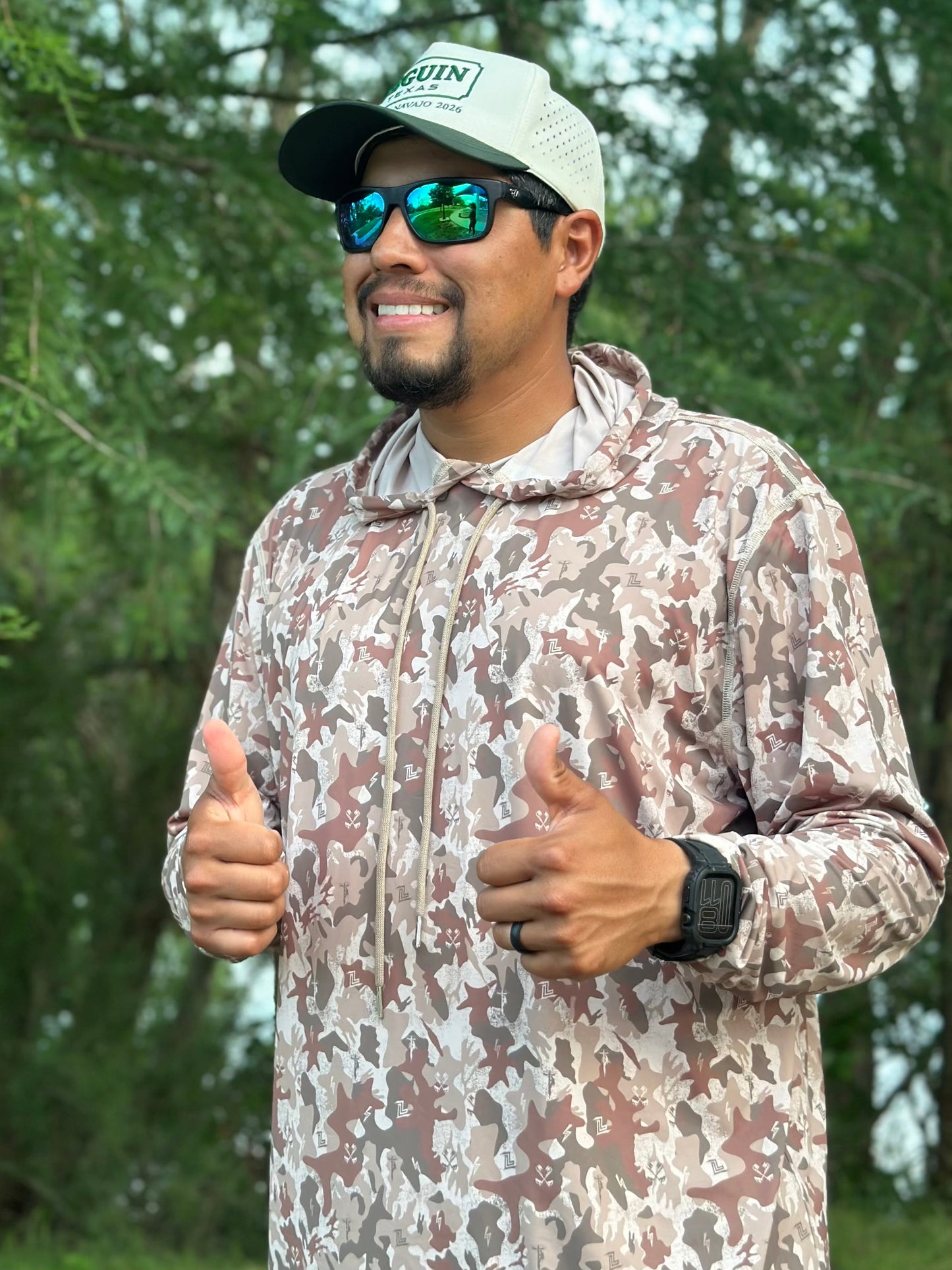 Camo Performance Hoodie Linegang/Liveline