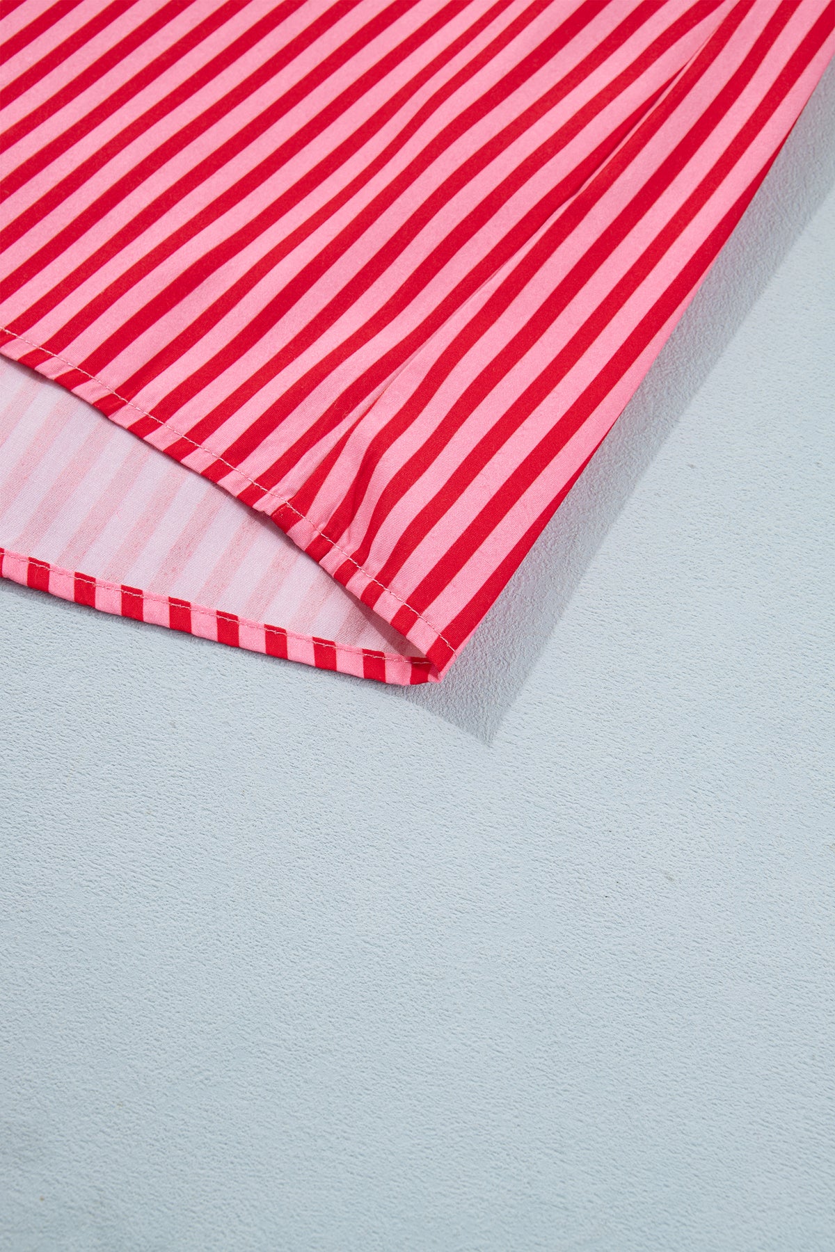 Striped Pocket Button-Up Shirt