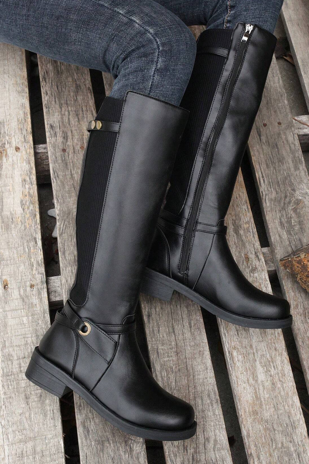Blackwater Knee-High Western Boots