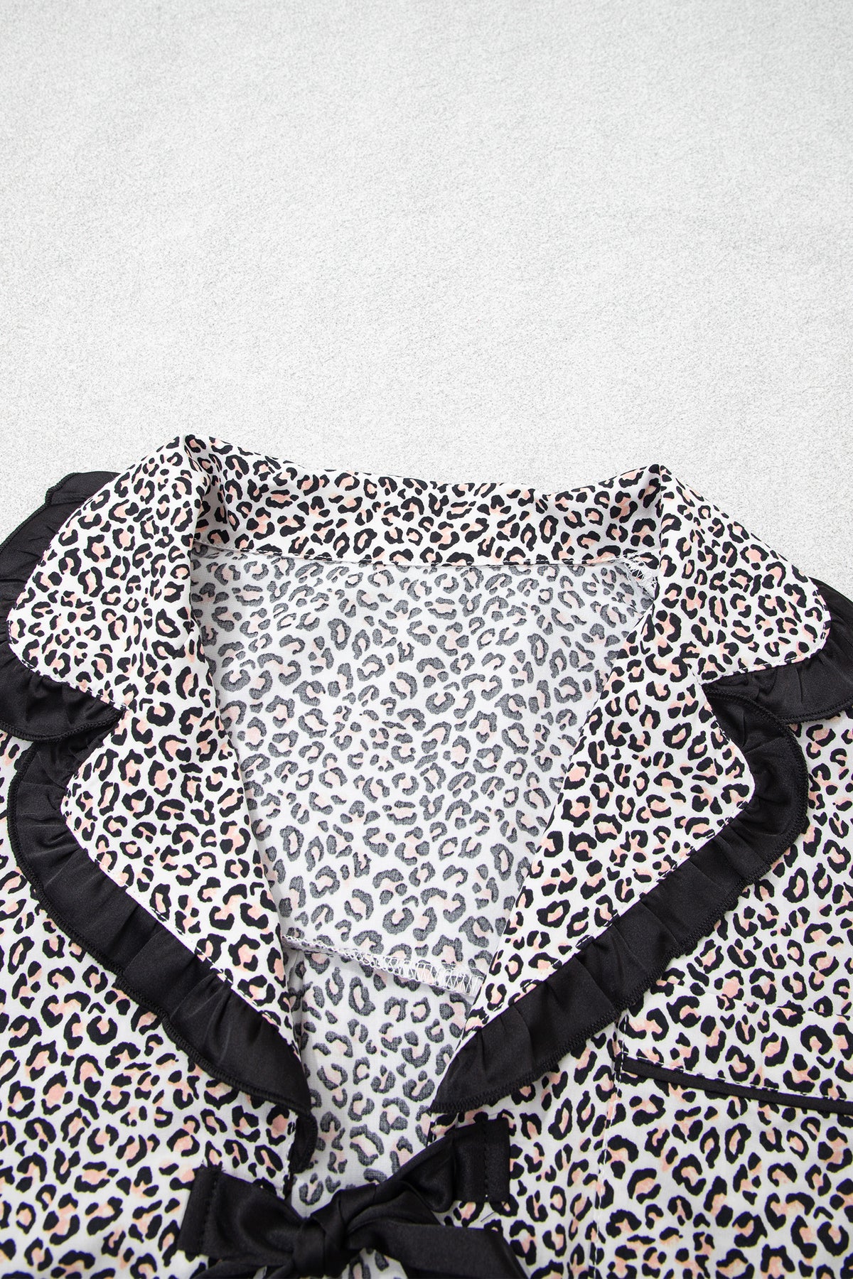 Leopard Bow Lounge Set