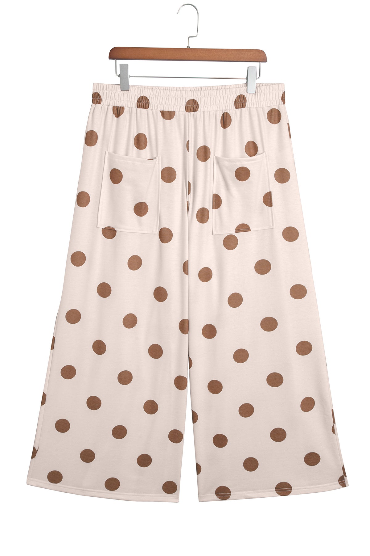 Daybreak Polka Dot Plus Size Wide Leg Pants