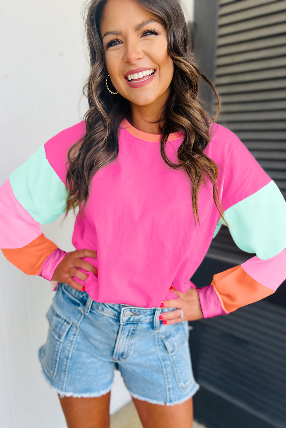 Prairie Colorblock Patchwork Top