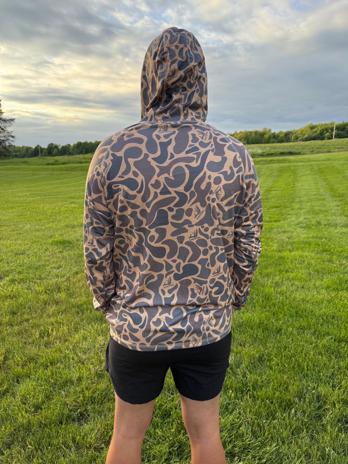 Whitetail Co. Old Duck Camo Faded Light Weight Hoodie