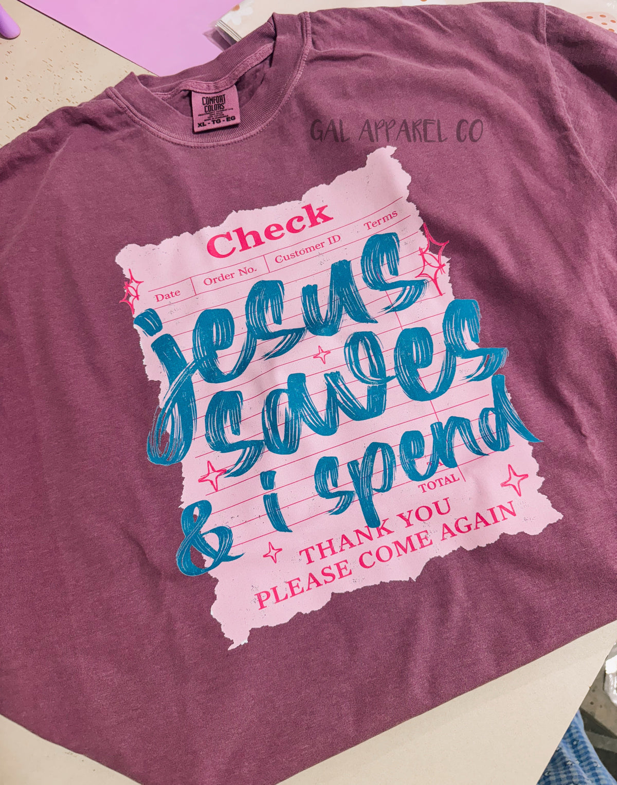 Jesus Saves, I Spend Graphic Tee