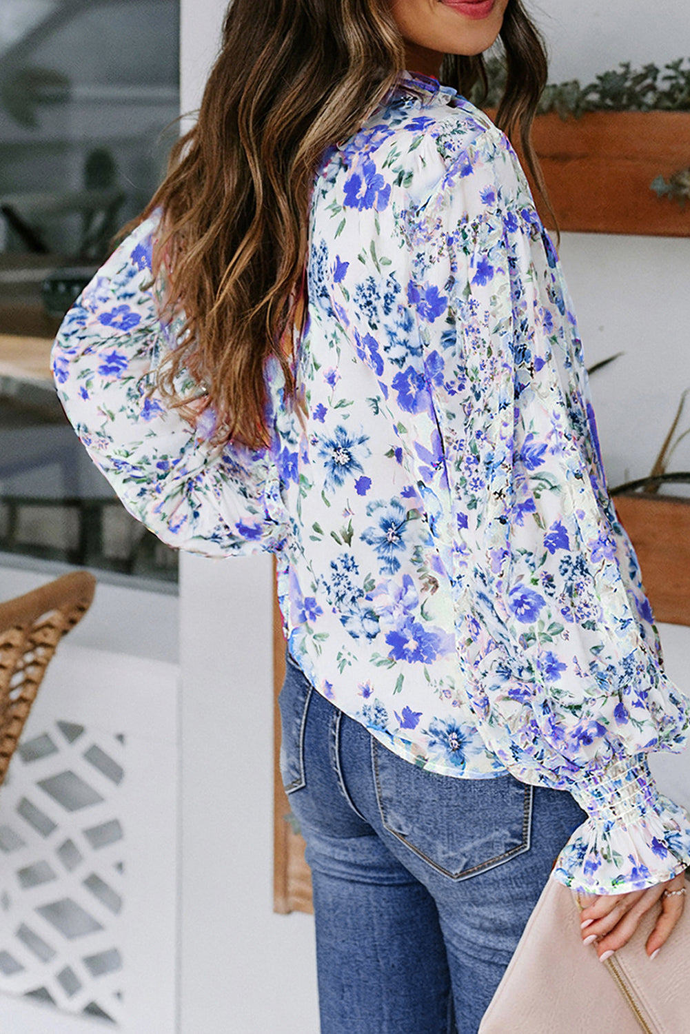 Meadow Floral Smocked Blouse