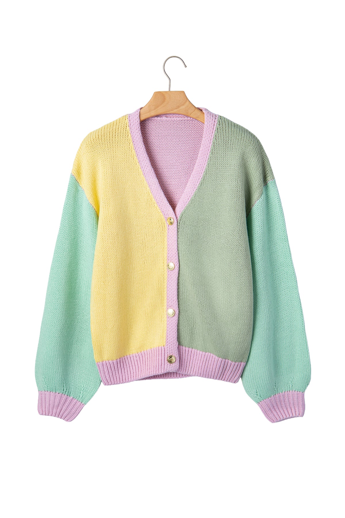 Sunbeam Colorblock Knit Cardigan