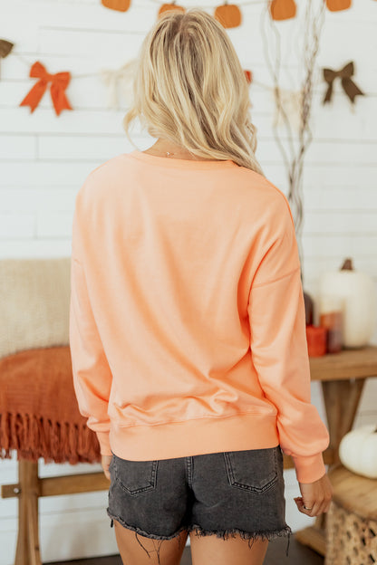 Pumpkin Patch Embroidered Sweatshirt