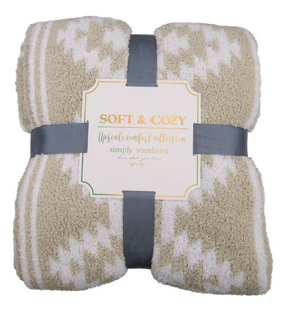 Simply Soft Sherpa Blanket - Upscale Comfort Collection - SS - F22 - Simply Southern