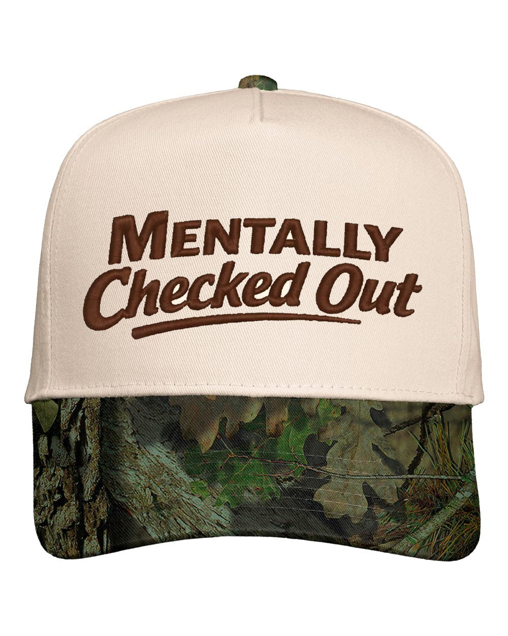 Mentally Checked Out Embroidered Cap