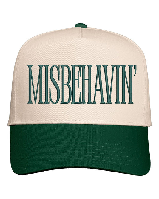Misbehavin' Embroidered Cap