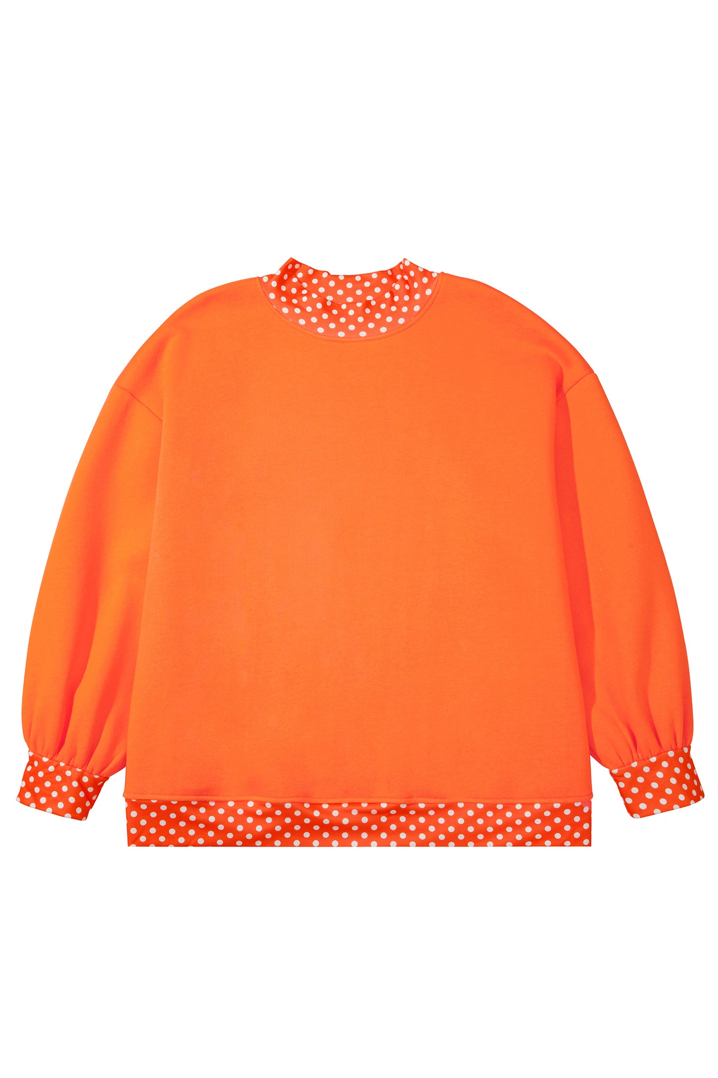 Field Day Polka Dot Plus Size Sweatshirt
