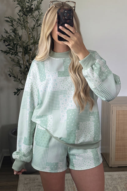 Garden Party Floral Shorts Set