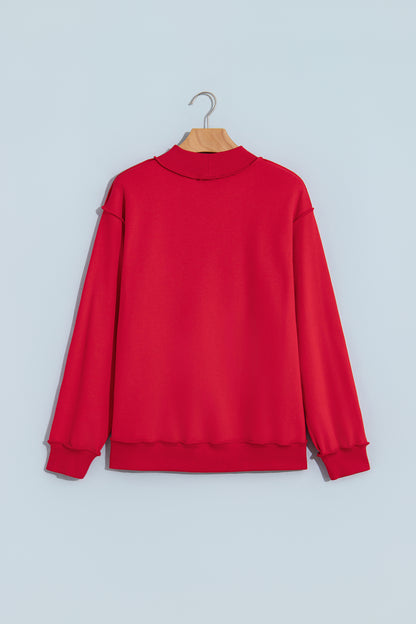 Jesus Saves Mock Neck Sweatshirt
