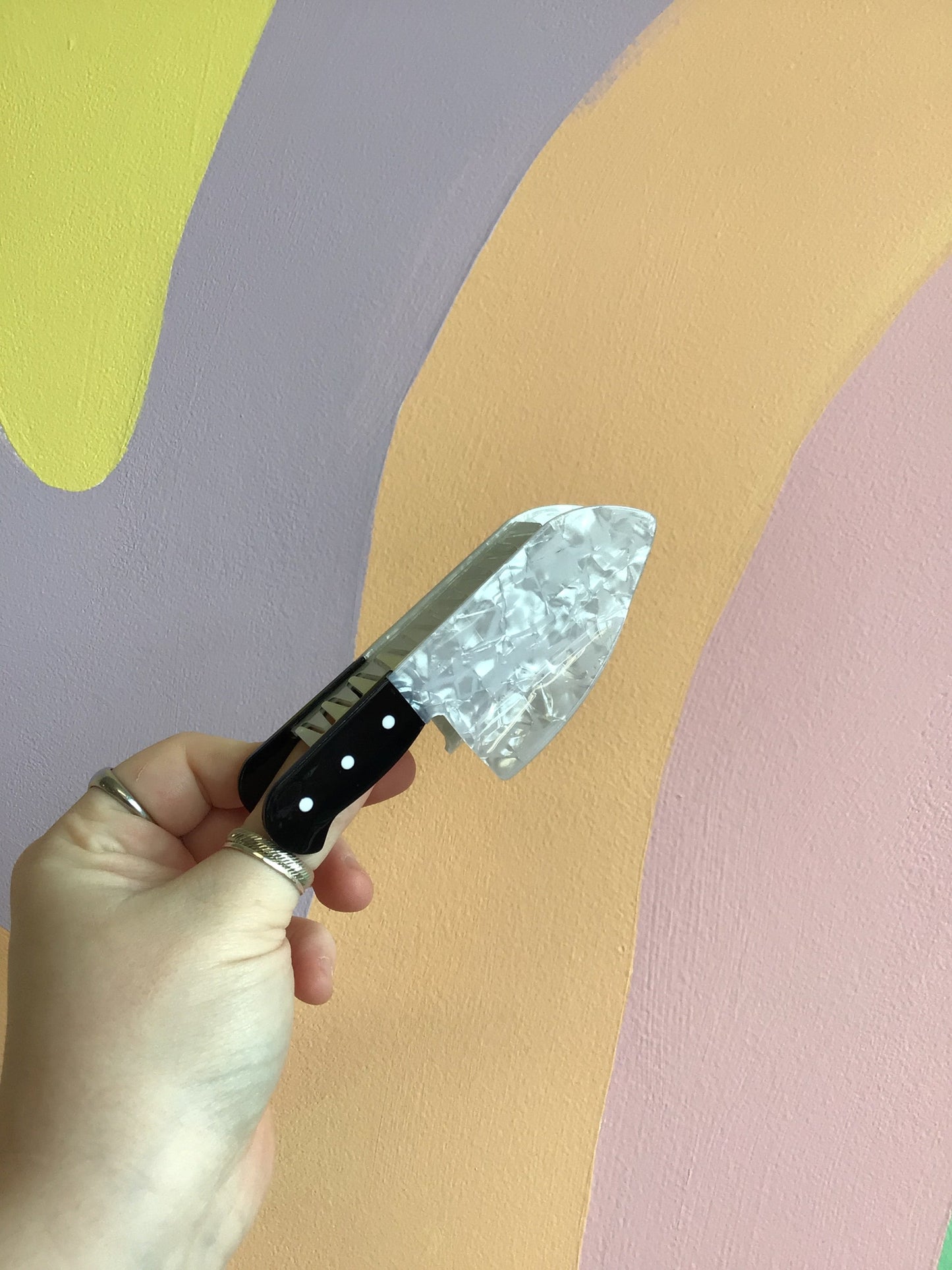 Knife Hair Claw