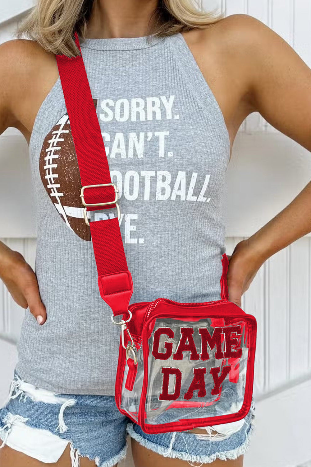 Friday Night Game Day Clear Bag