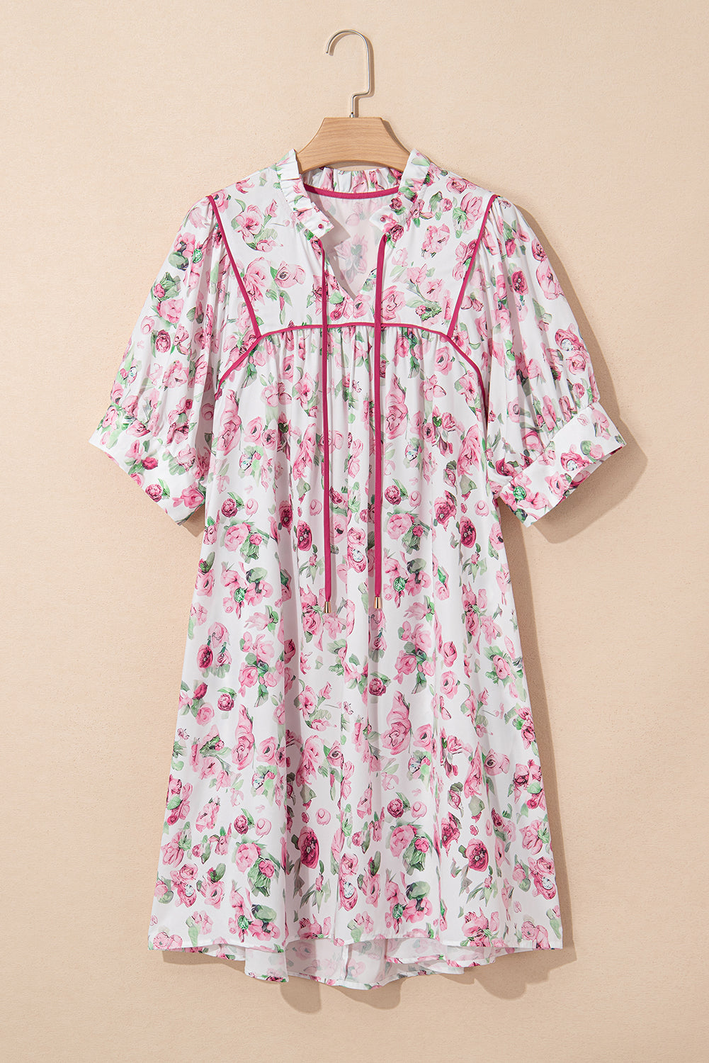 Bluebell Floral Plus Size Mini Dress