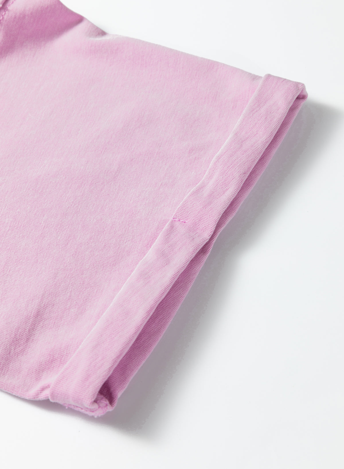 Lavender Mineral Wash Raw-Edge Tee