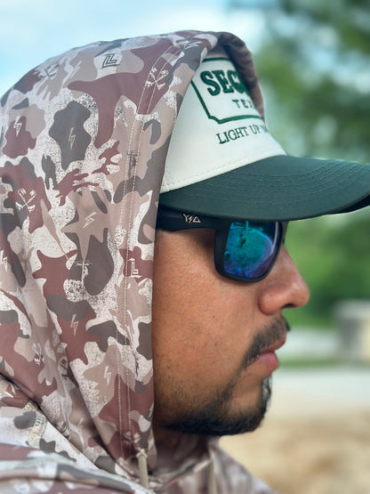 Camo Performance Hoodie Linegang/Liveline
