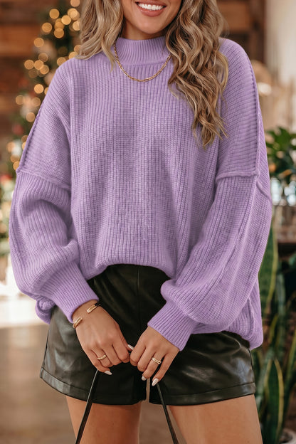 First Frost Ribbed Knit Sweater