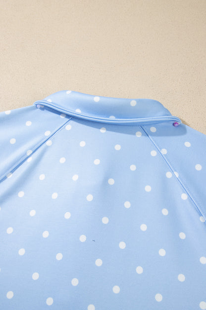 Daybreak Polka Dot Plus Size Sweatshirt