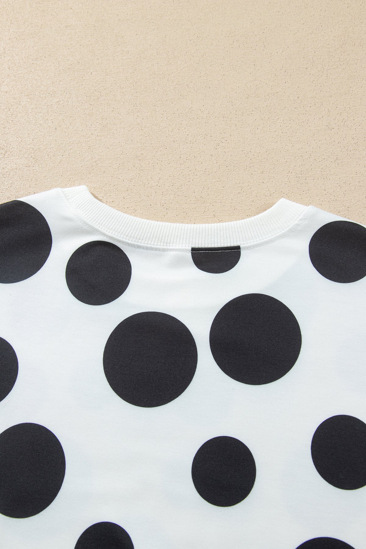 Khaki Polka Dot Relaxed Pant Set