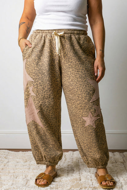 Western Star Leopard Joggers