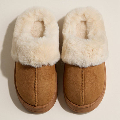 Cozy Sherpa Platform Clogs