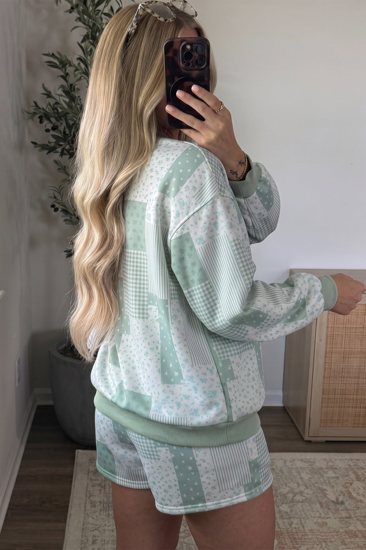 Garden Party Floral Shorts Set