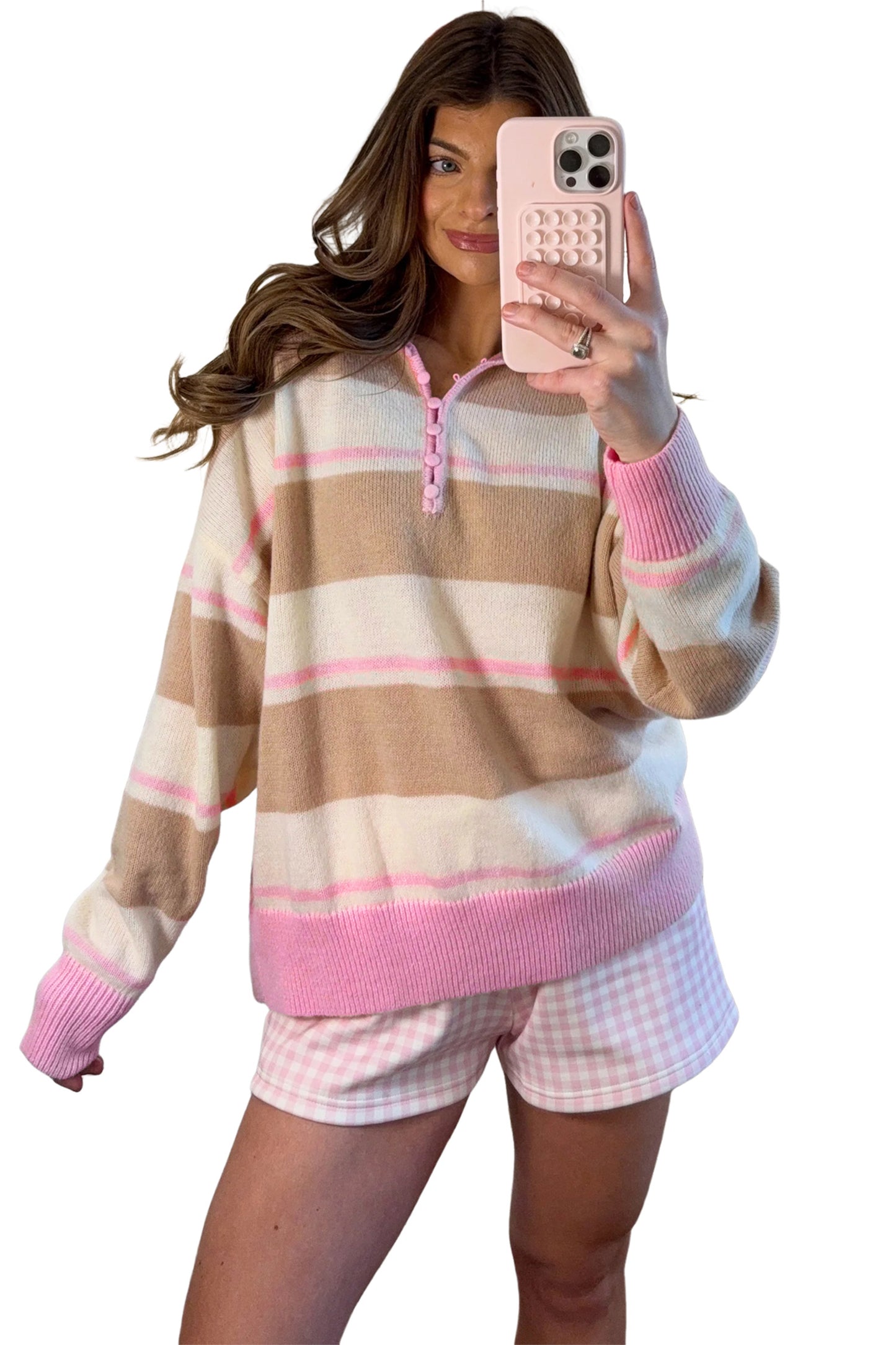 Marsh Striped Drop Shoulder Sweater