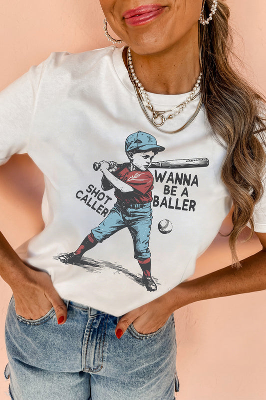 Ballpark Shot Caller Graphic Tee