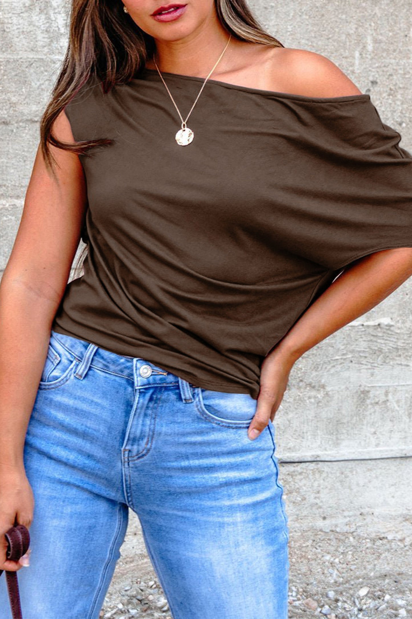 Sweet Talk Plus Size Asymmetric Blouse