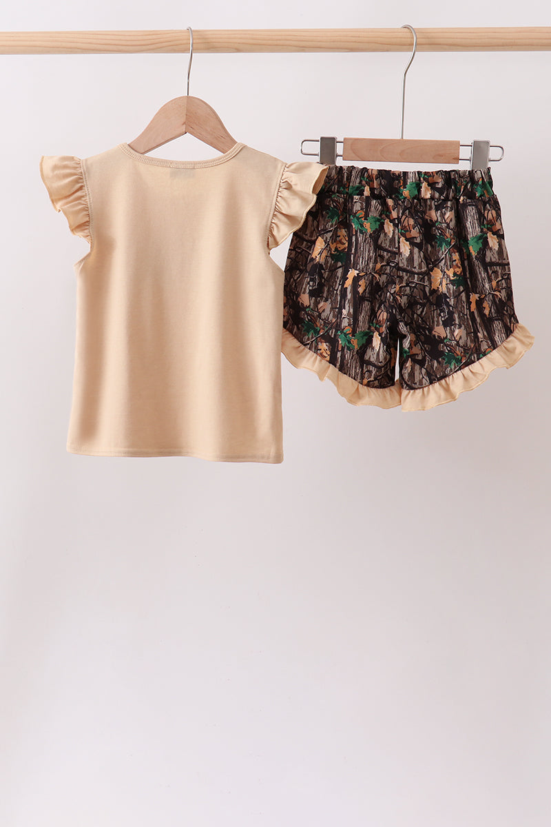Camo Duck Embroidered Set - 12 Months & Up
