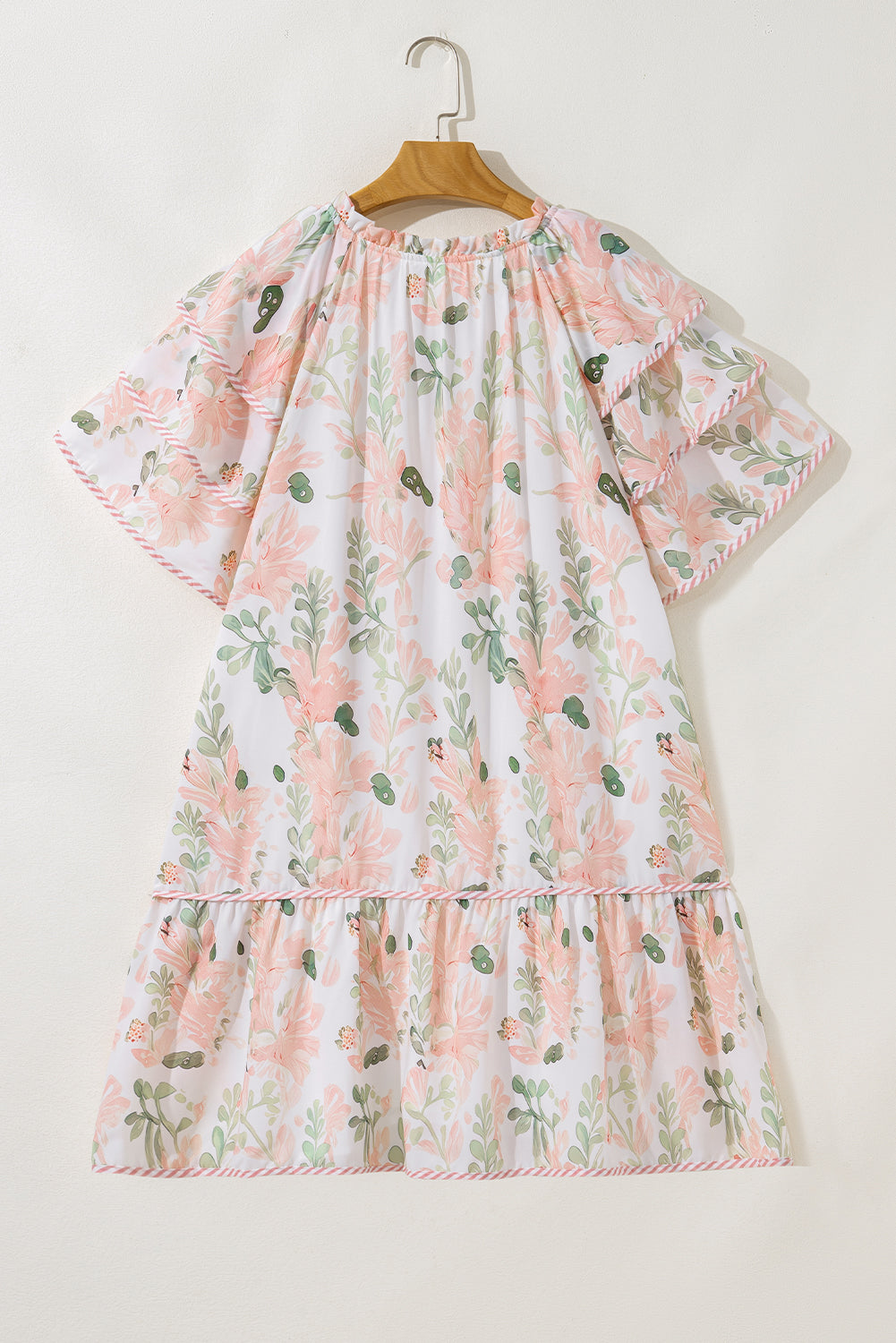 Meadow Floral Plus Size Tiered Dress