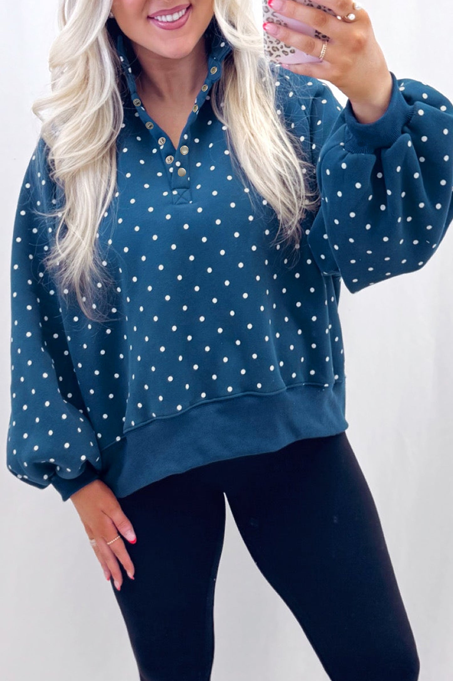 Hay Bale Polka Dot Sweatshirt