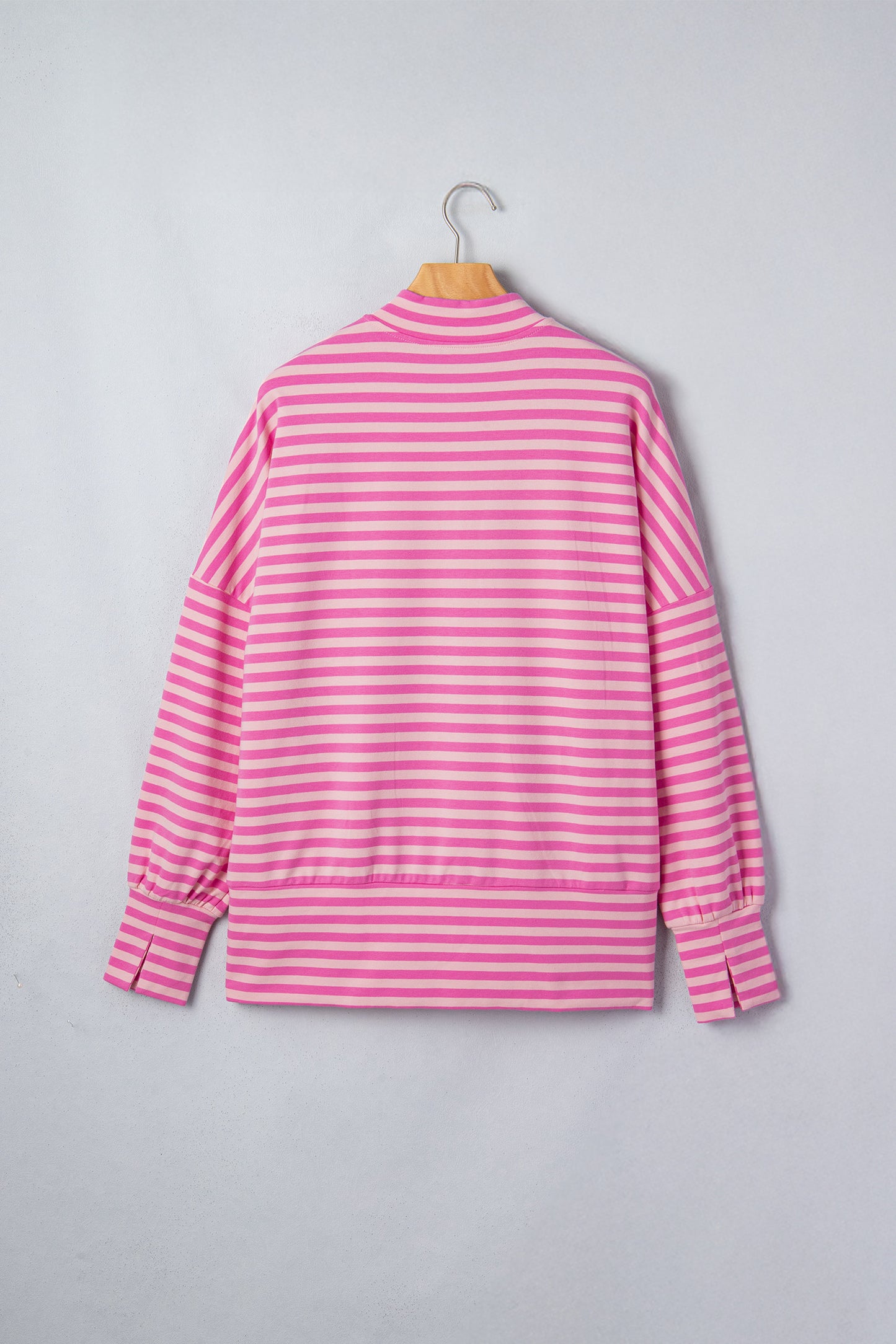 First Frost Stripe Zip Sweatshirt