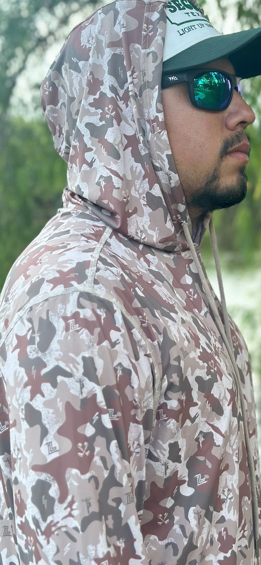 Camo Performance Hoodie Linegang/Liveline