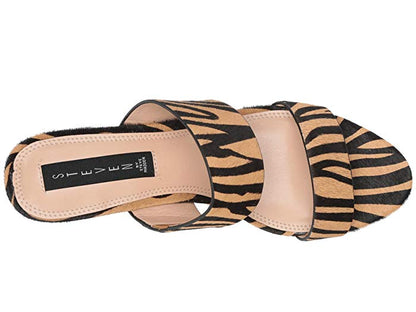 Steven by Steve Madden Viviene Tiger-Print Mules