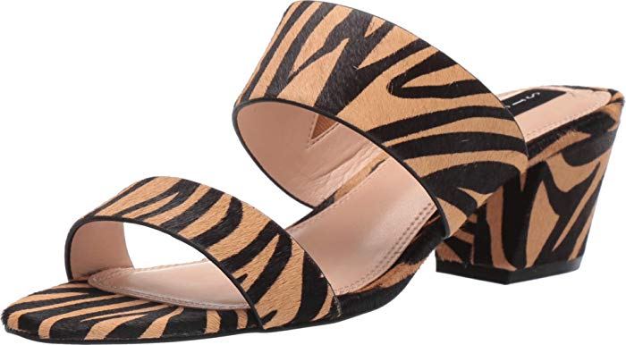 Steven by Steve Madden Viviene Tiger-Print Mules