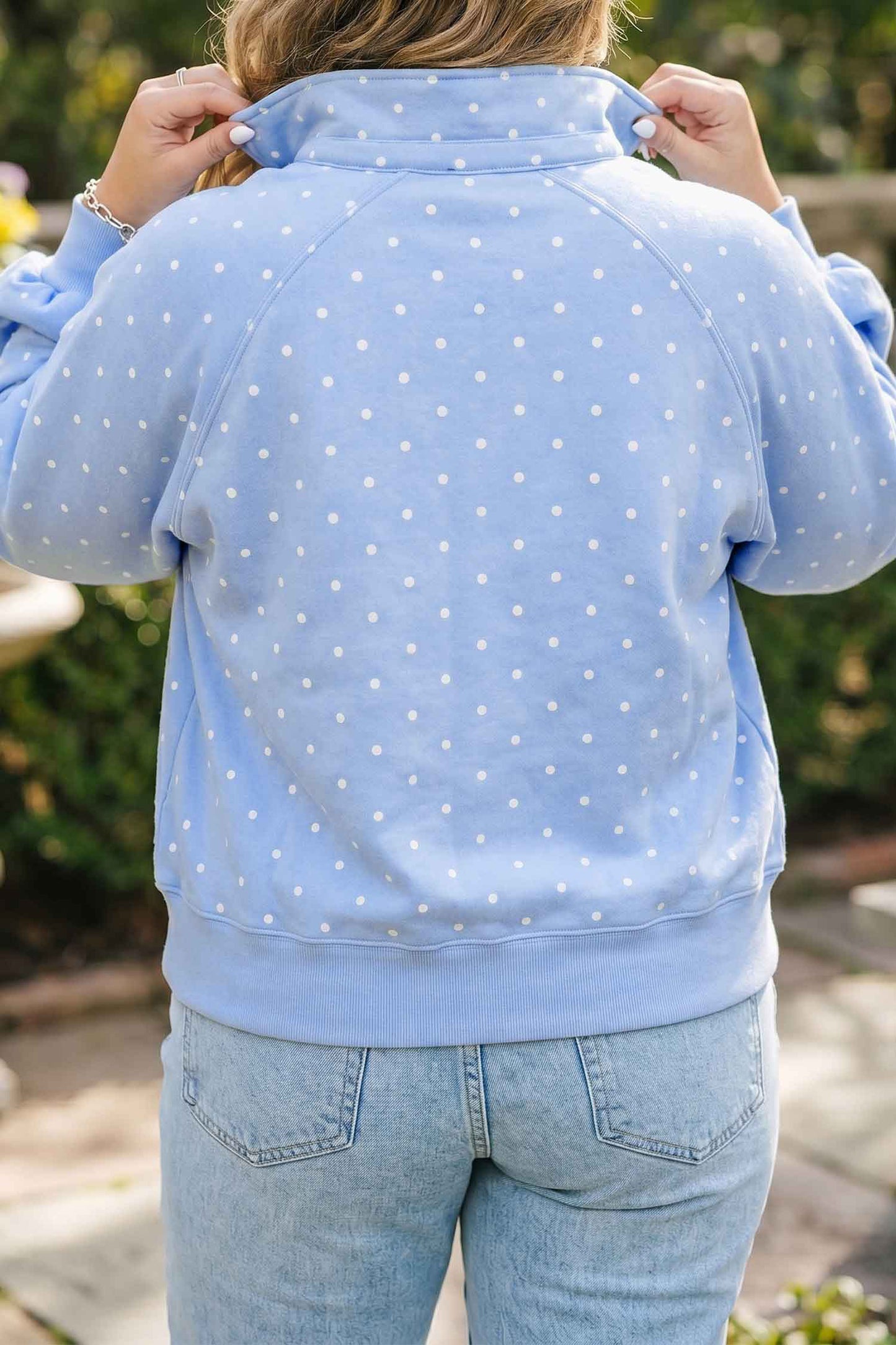 Daybreak Polka Dot Plus Size Sweatshirt