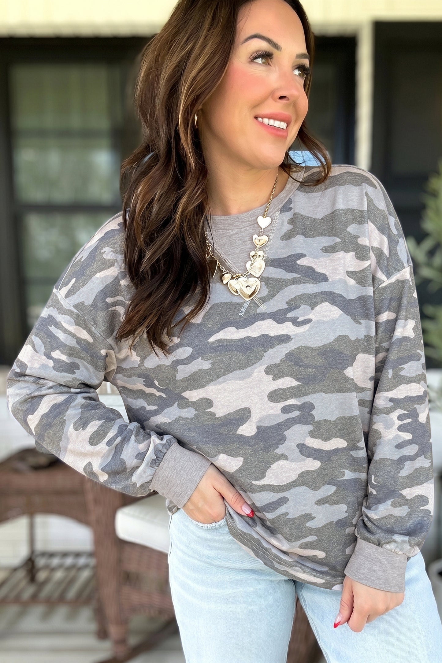 Riverbend Camouflage Panel Top
