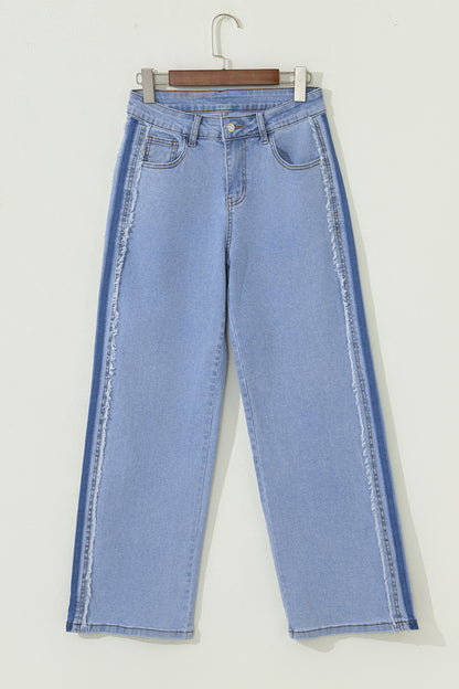 Backroad Frayed Stripe Jeans
