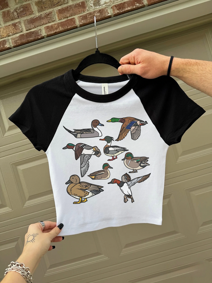 Duck Collage Baby Tee