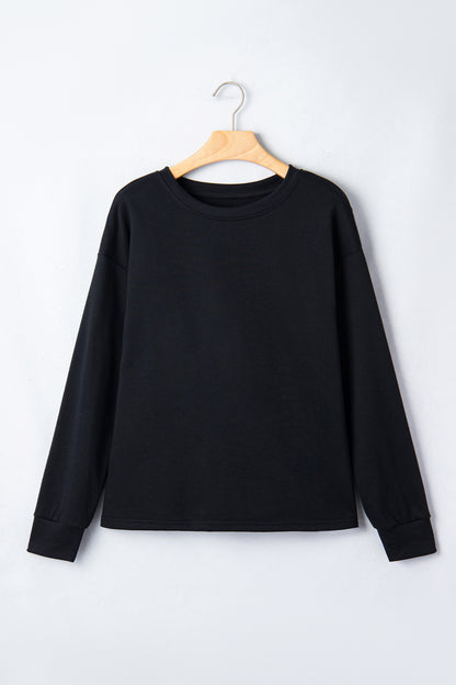 Essential Drop-Shoulder Long Sleeve Top