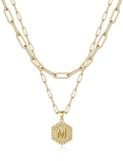 Beautiful Gold Layered Initial Necklaces (A-Z)