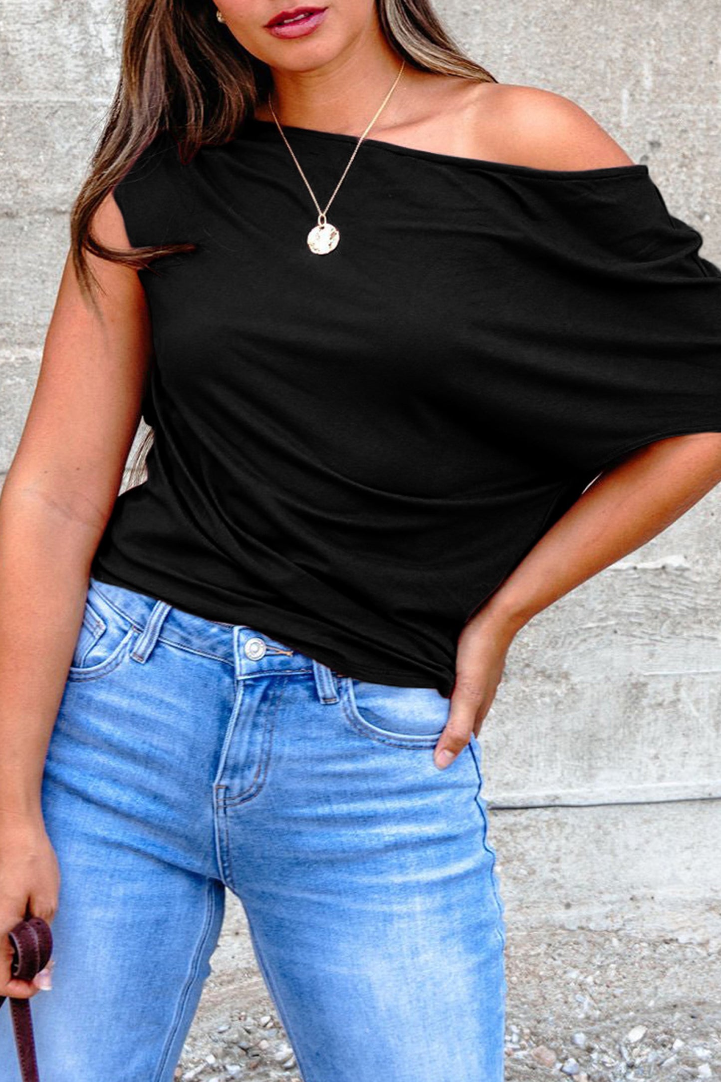 Sweet Talk Plus Size Asymmetric Blouse