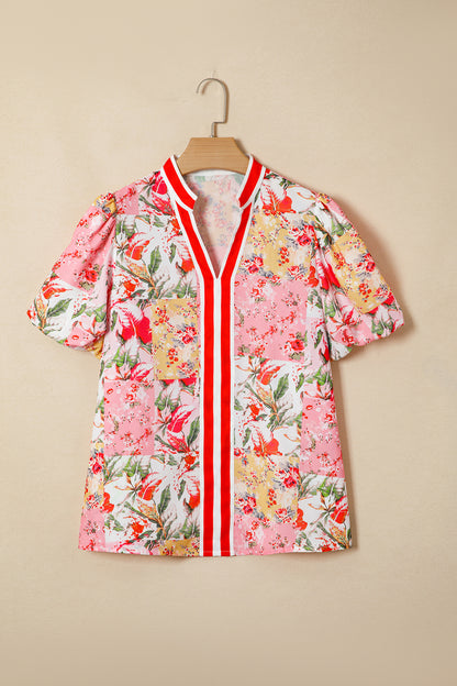 Magnolia Collared Floral Blouse