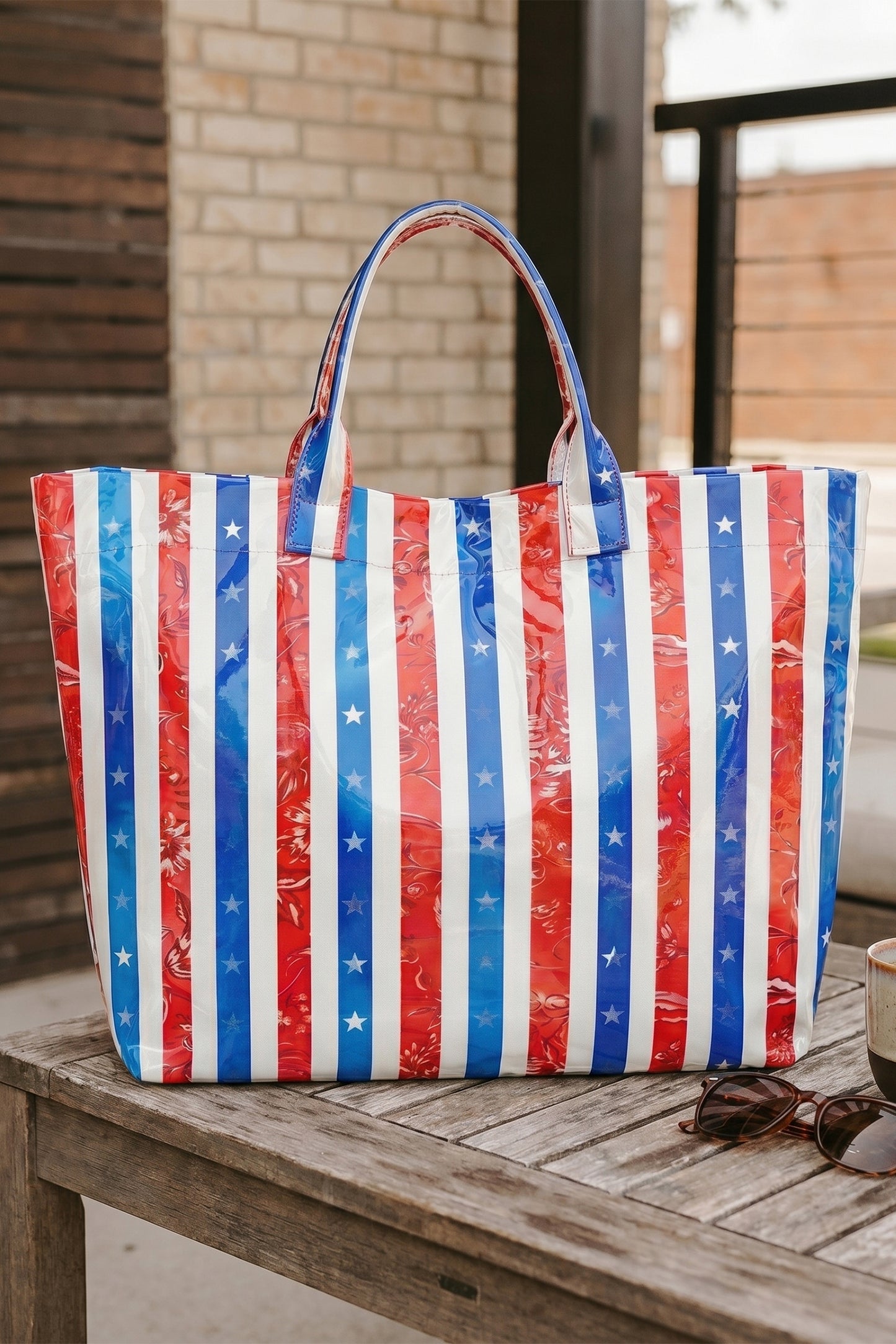 Field Day Polka Dot Vinyl Tote