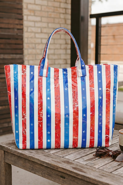 Field Day Polka Dot Vinyl Tote